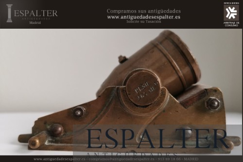compra venta de cañones antiguos de bronce en Madrid