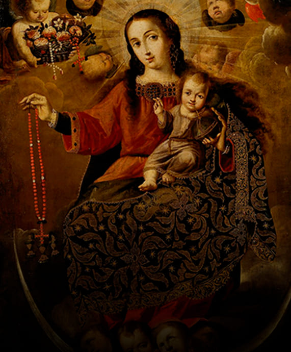 Pinturas del siglo XVIII temas religiosos virgenes
