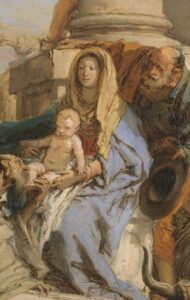 pintura antigua virgen con niño vender en Madrid