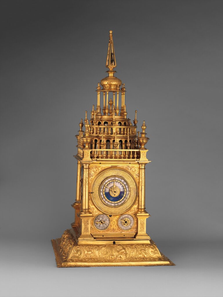 Reloj de torrecilla bronce antiguo siglo XVI