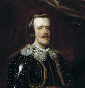 Retrato siglo XVII rey Felipe IV
