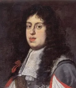 Pintura con imagen de un noble siglo XVIII